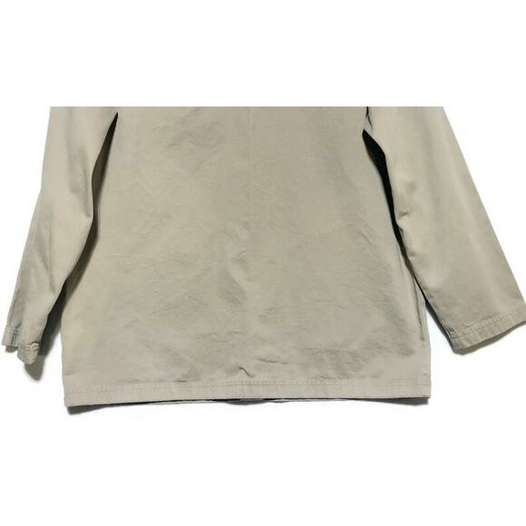 Classic Elements Khaki Utility Jacket Women's Size Large Brown Tan Cotton - Picture 7 of 7